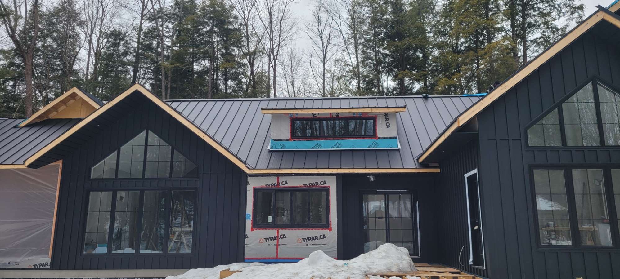 Standing seam roof lines