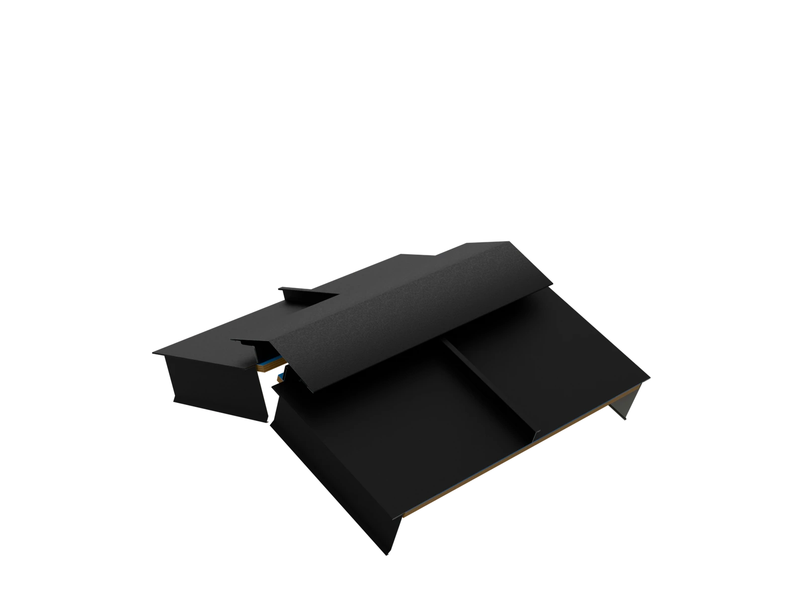 Completed ridge assembly