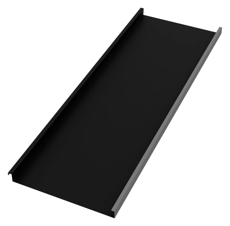 Tex Black standing seam panel